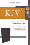 KJV  Reference Bible Super Giant Print, Black Indexed
